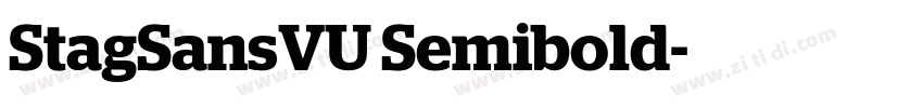 StagSansVU Semibold字体转换 StagSansVU Semibold字体转换